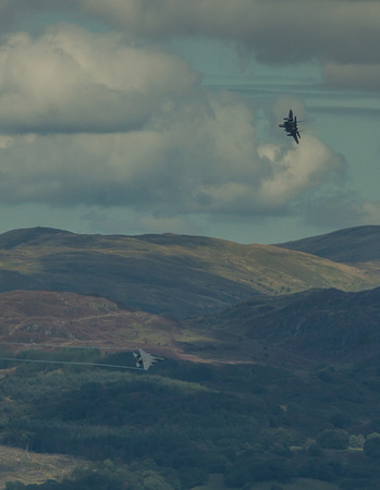F15's exiting the Blwych heading for Bala Lake