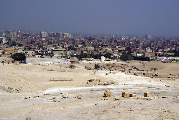 Can you see Pizza Hut? Giza plateau, Cairo